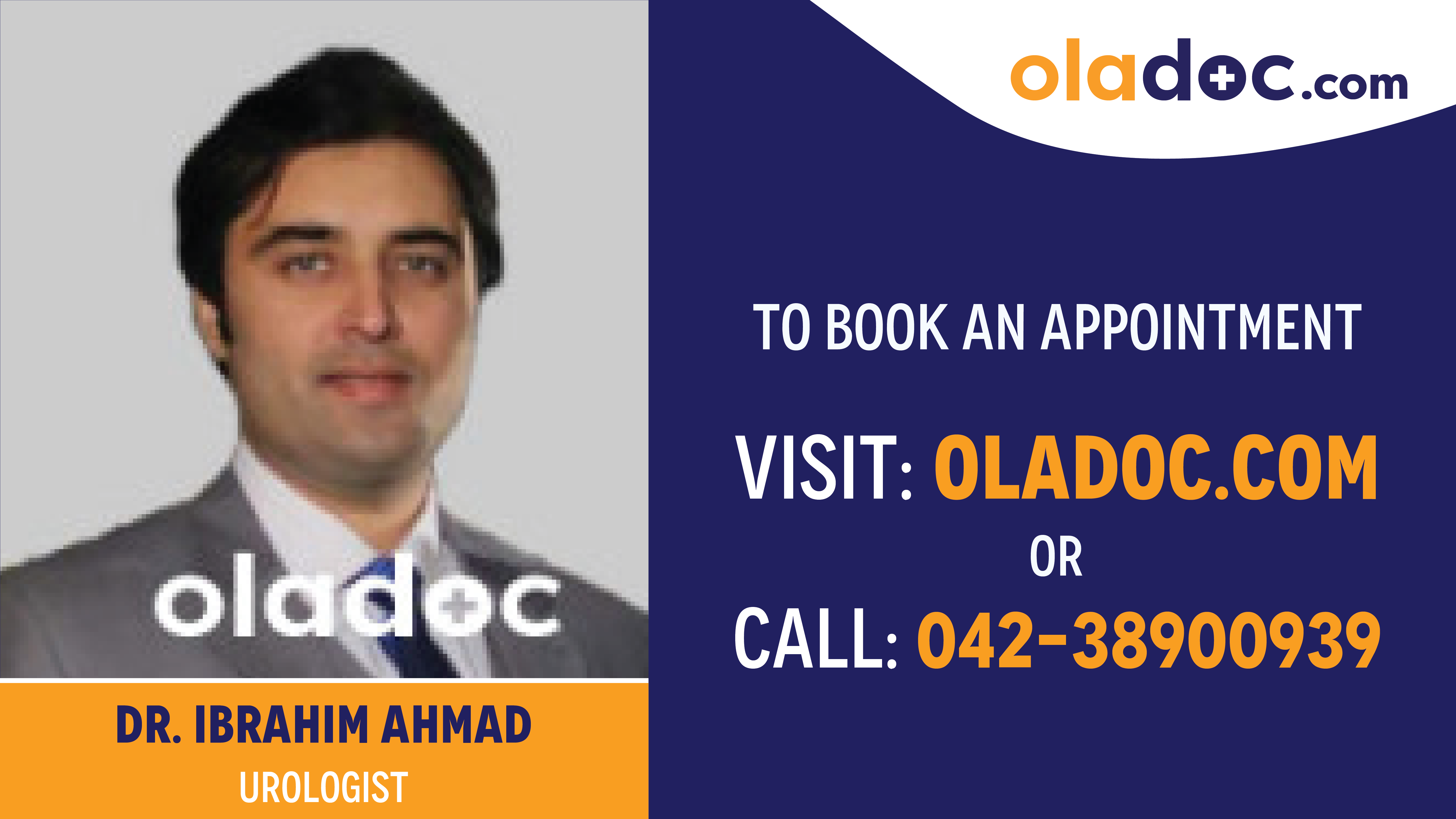 Book appointment with Dr.Ibrahim Ahmad-best Urologist in Peshawar